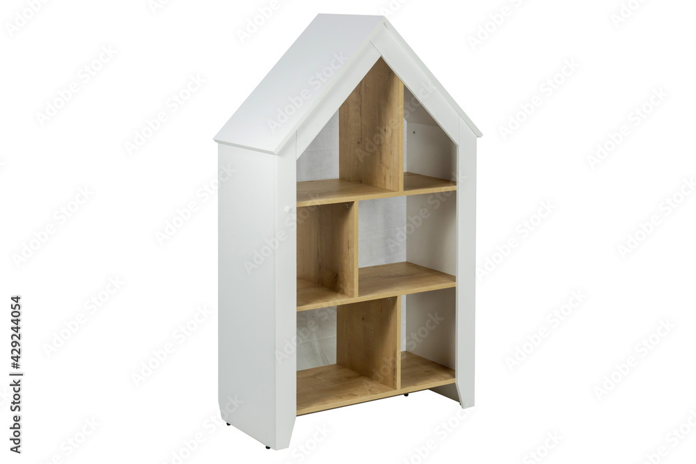 white wooden furniture shelves in isolation white wooden furniture shelves in isolation