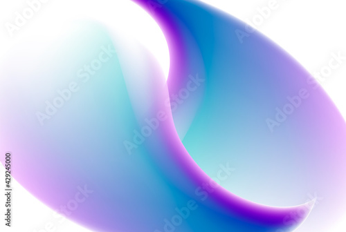 Swirl fluid flowing colors motion effect  holographic abstract background. Illustration