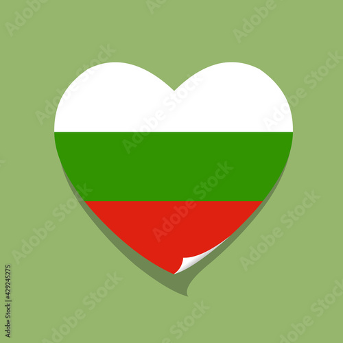 I love Bulgaria flag heart Free Download I love Bulgaria flag heart - GFXLoad