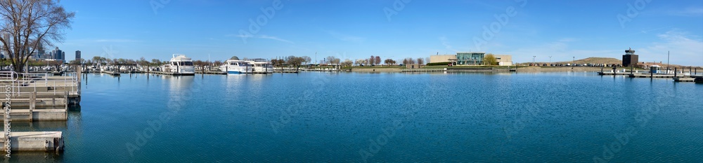 panorama of the lake