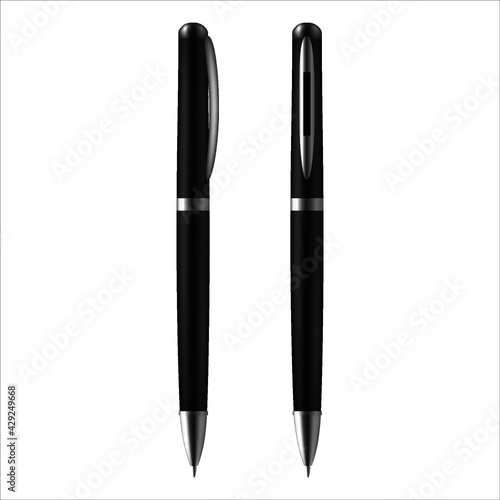 Business pen set vector 