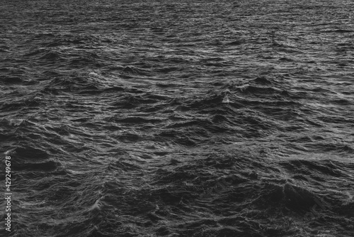 Fototapeta Moody choppy water at Robberg Nature Reserve, South Africa