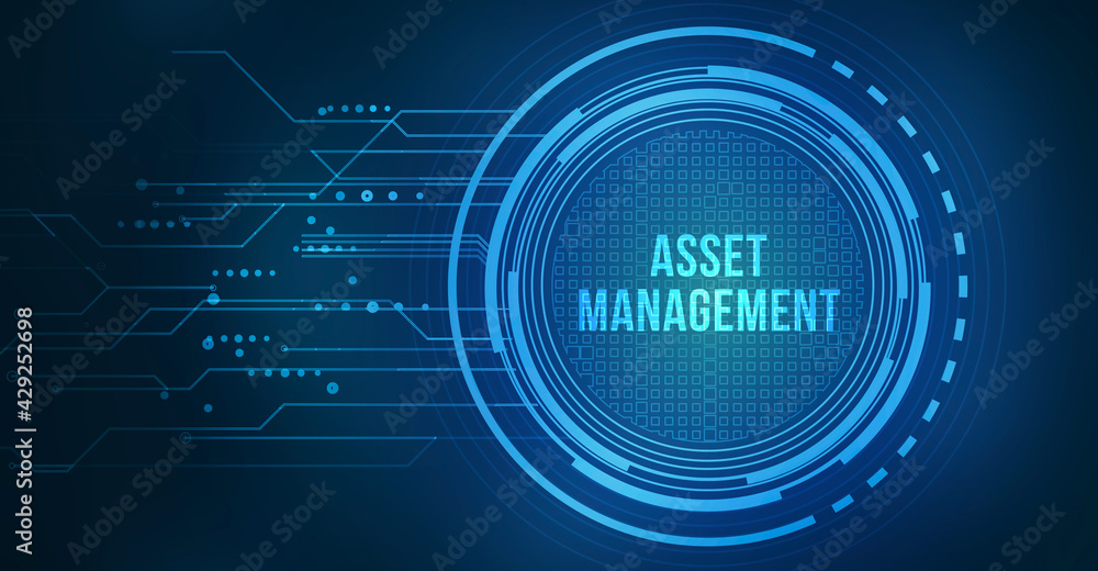Internet, business, Technology and network concept. Asset management Internet, business, Technology and network concept. Asset management