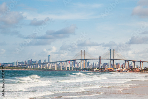 Natal, Rio Grande do Norte, Brazil - Photo the bridge Newton Navarro of the city of Natal, RN. photo