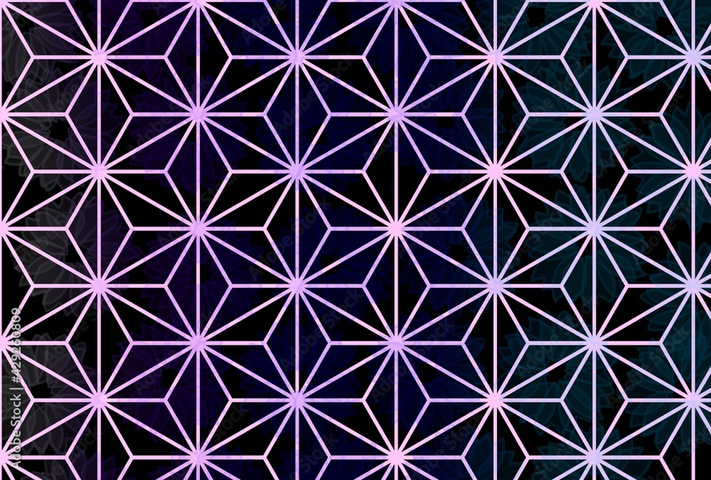 Japanese asahonha pattern Japanese asahonha pattern