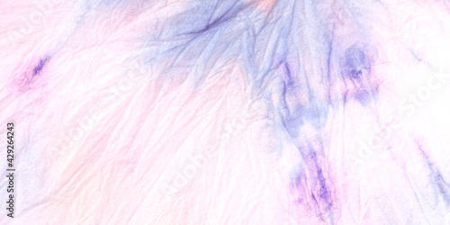 Tie-dye. Tie Watercolor Love Fabric. Wave Stain Graphic Pattern. Background Tie-dye. Color Galaxy Wedding Texture. Dyed Indian. © olbudpictures