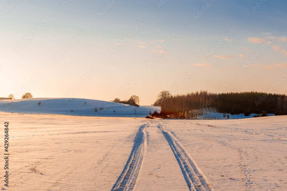 road in winter