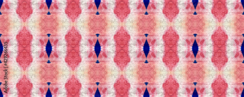 Arabique Watercolor Seamless Pattern. Muslim Arabesque. Organic Geometric Female Winter Pattern. Distressed Paint Brush Asiatic Teal. Geometric Hand Painted Fashion Texture. Watercolor Brush Paint.