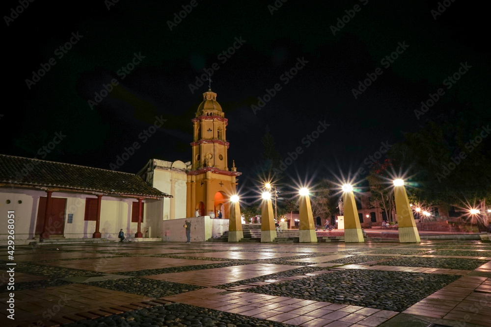 traditional church in Ocaña - Norte de Santander in the historic center