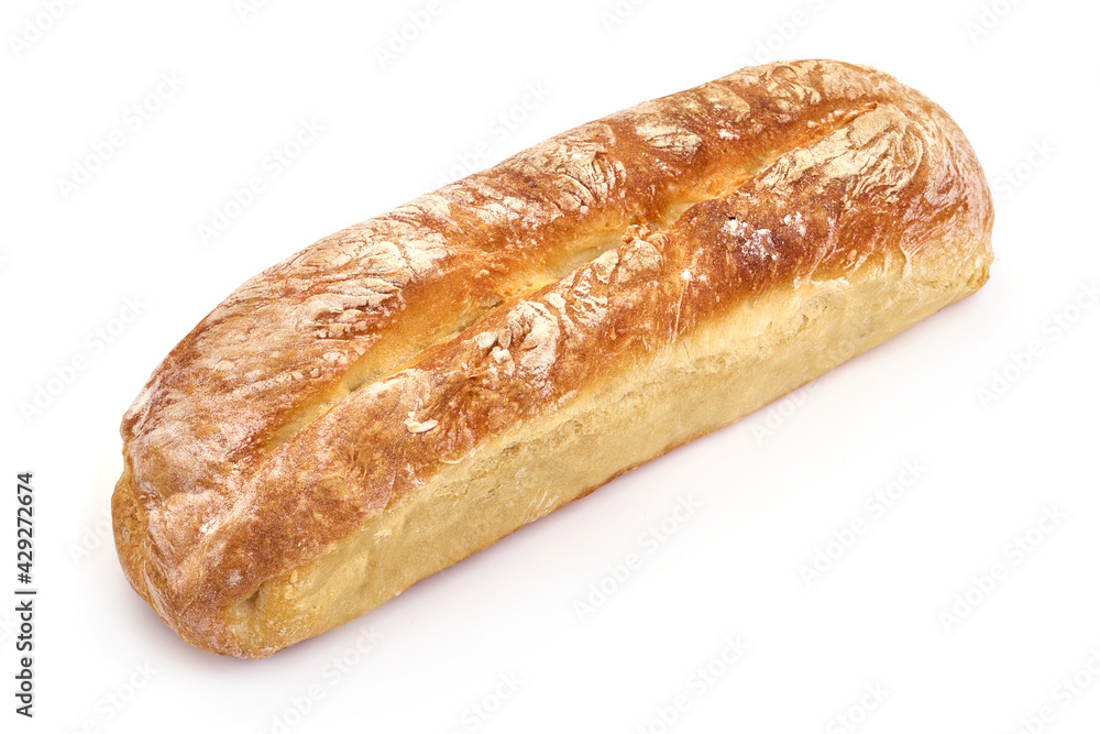 Freshly baked bread, isolated on white background. High resolution image Freshly baked bread, isolated on white background. High resolution image