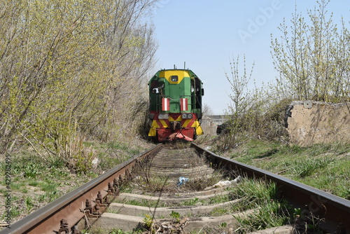 A railway track is a complex of engineering structures that form a road with rails