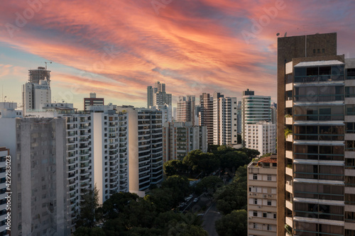 Salvador Bahia Brazil skyline buildings aerial view