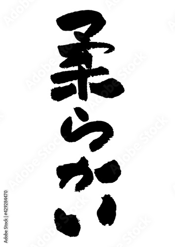 Obraz na plátne 筆文字の素材-柔らかい