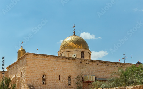 dome of the monastery of St. Gerasim in the desert