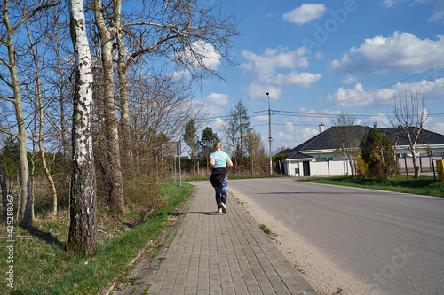 wiosenny trening biegowy