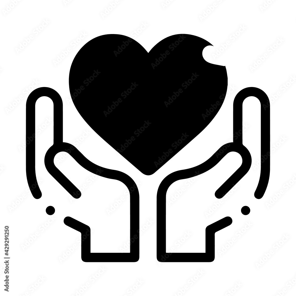 Love heart valentine vector icon Love heart valentine vector icon