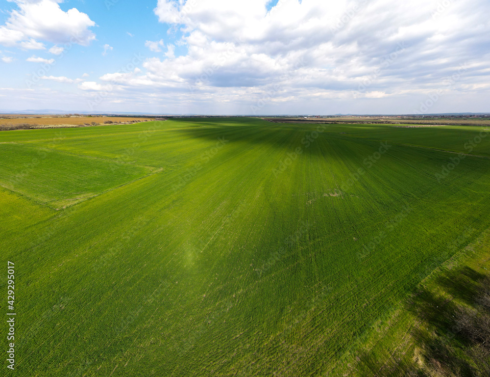 Obraz premium Upper Thracian Plain near town of Parvomay, Bulgaria
