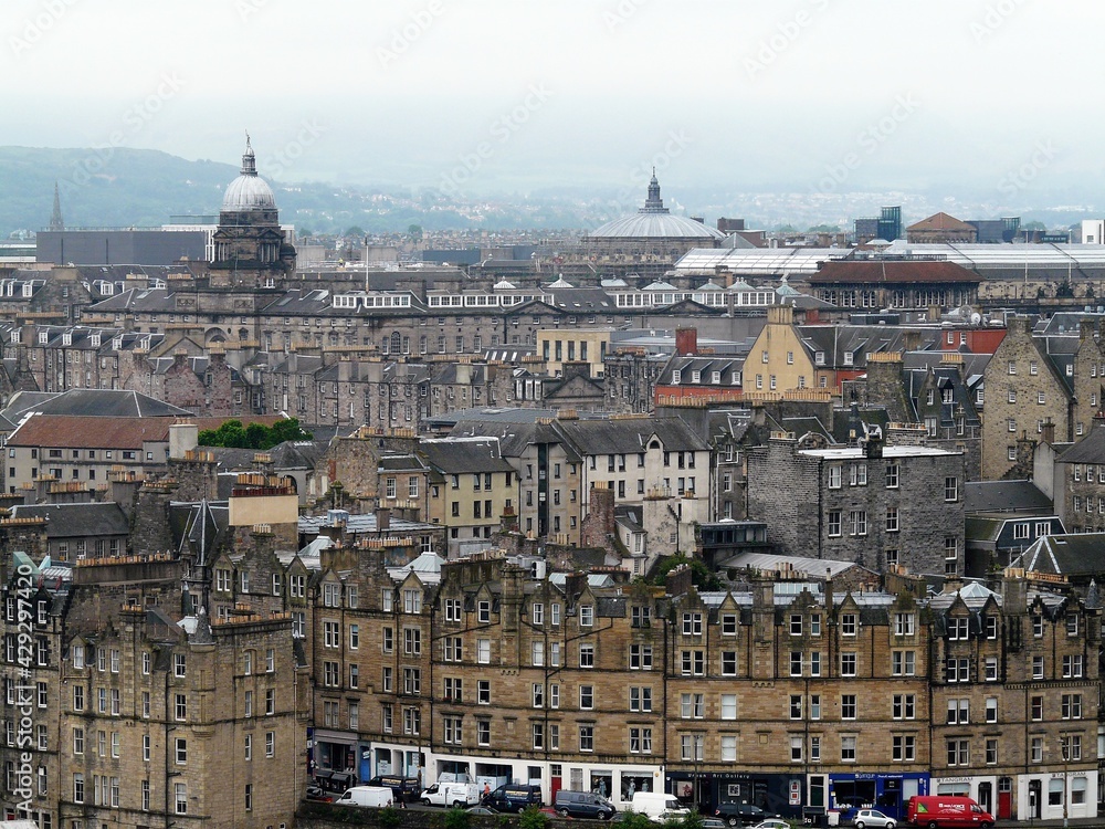 Panoramic view of the city, Edinburgh