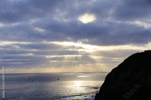 sunset at Dana point in California © JacquelineMahan