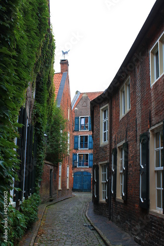Häuser in der Altstadt von Leer, Ostfriesland
