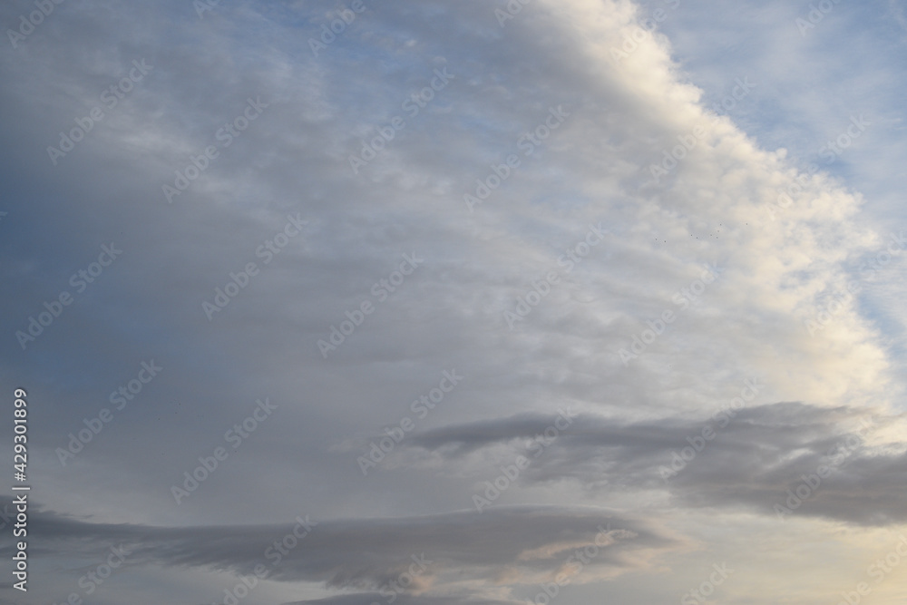 High overcast cloudscape sky High overcast cloudscape sky