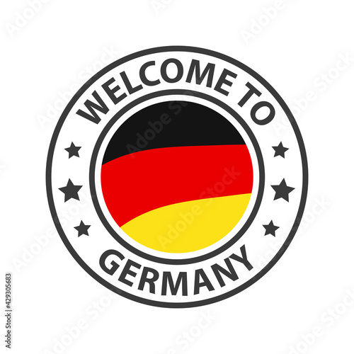 Welcome to Germany. Collection of icons welcome to.