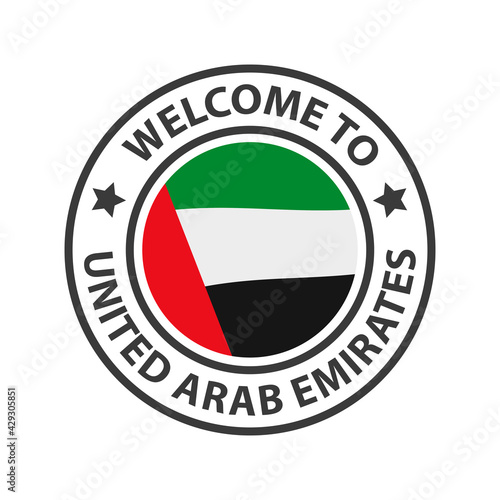 Free Download Welcome to United Arab Emirates. Collection of icons welcome to. - GFXLoad