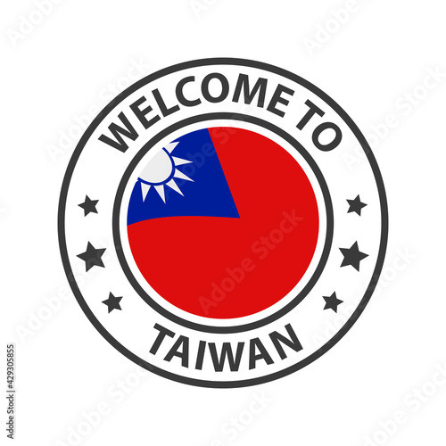 Welcome to Taiwan. Collection of icons welcome to.