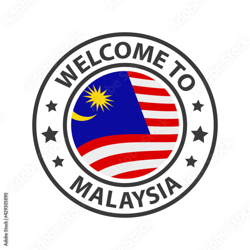 Welcome to Malaysia. Collection of icons welcome to.