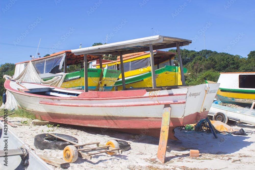 Obraz premium old fishing boat