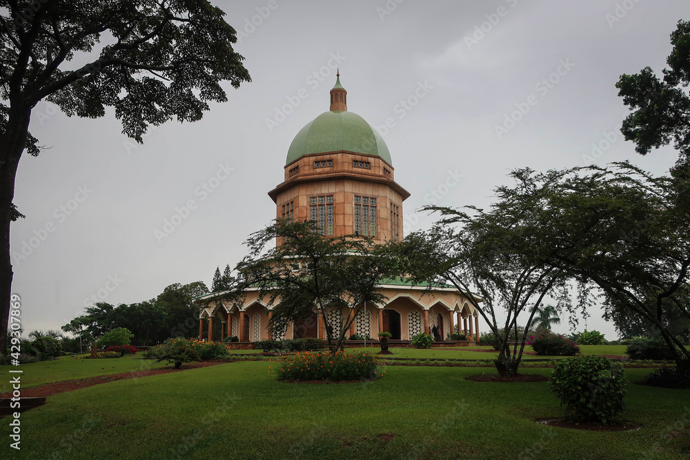 Bahai temple view in Kampala, Uganda