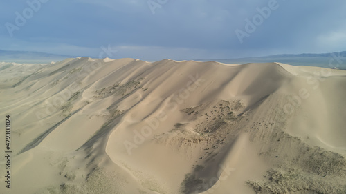 sand dunes in the Gobi desert in Mongolia