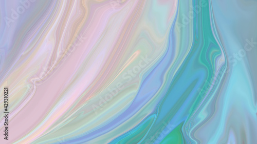 Abstract neon multicolored liquid background