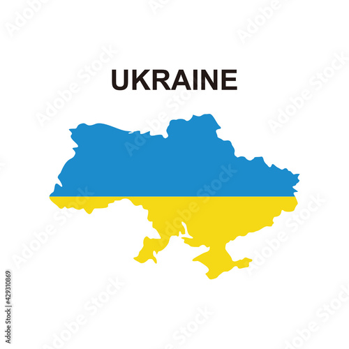 maps of Ukraine icon vector sign symbol