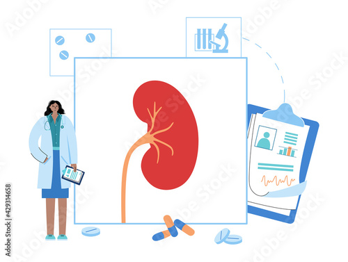 Kidney disease concept