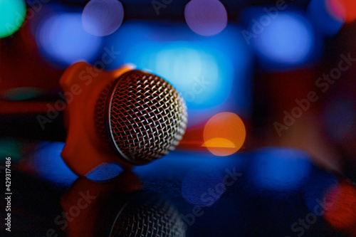 microphone on the table
