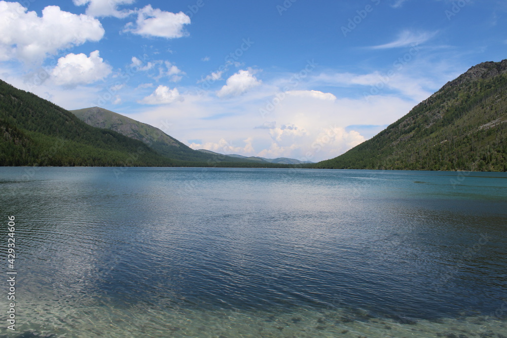 Multin lakes in the Altai Mountains