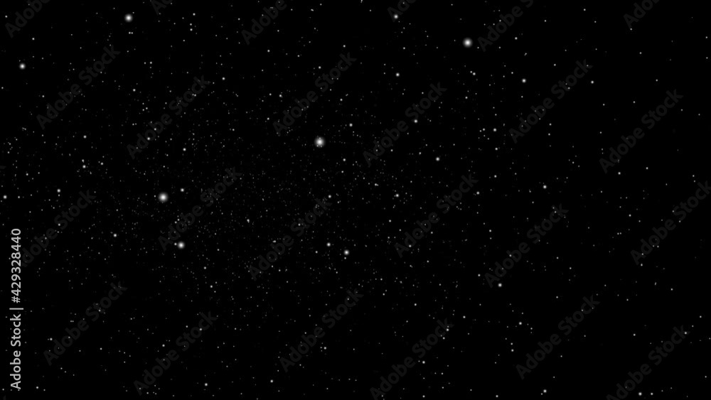 stars move from left to right, space stars move from left to right, space