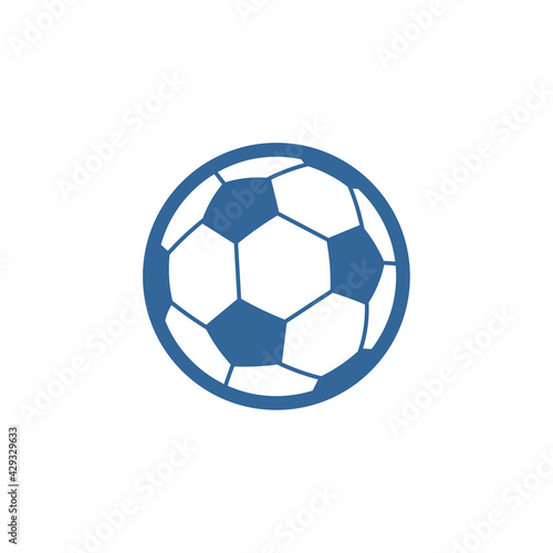 Soccer logo design vector illustration  Creative Football logo design concept template  symbols icons