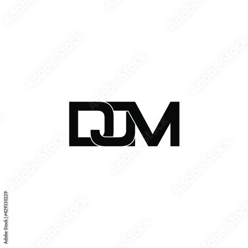 Free Download djm letter original monogram logo design - GFXLoad