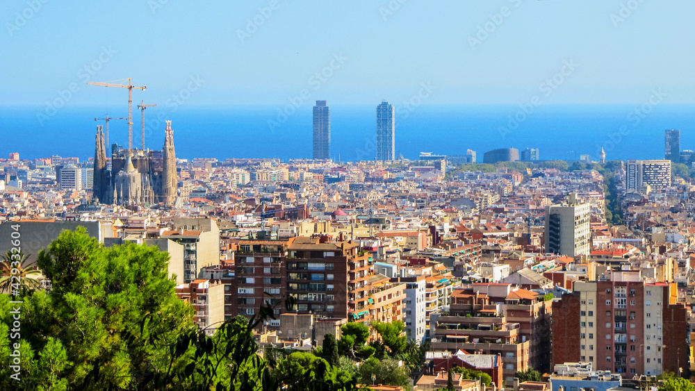Obraz premium Barcelona view