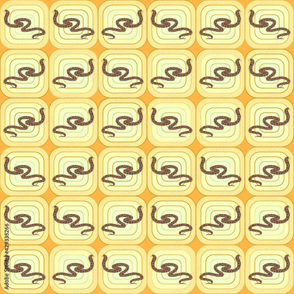 Snakes pattern Snakes pattern