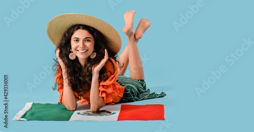 Young beautiful woman with ...
