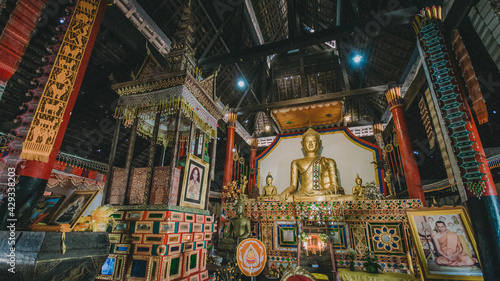 Beautiful temple in thailand. © Supat