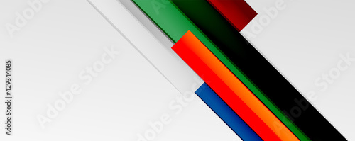 Free Download Color abstract lines trendy geometric background for business or technology presentation, internet poster or web brochure cover, wallpaper - GFXLoad