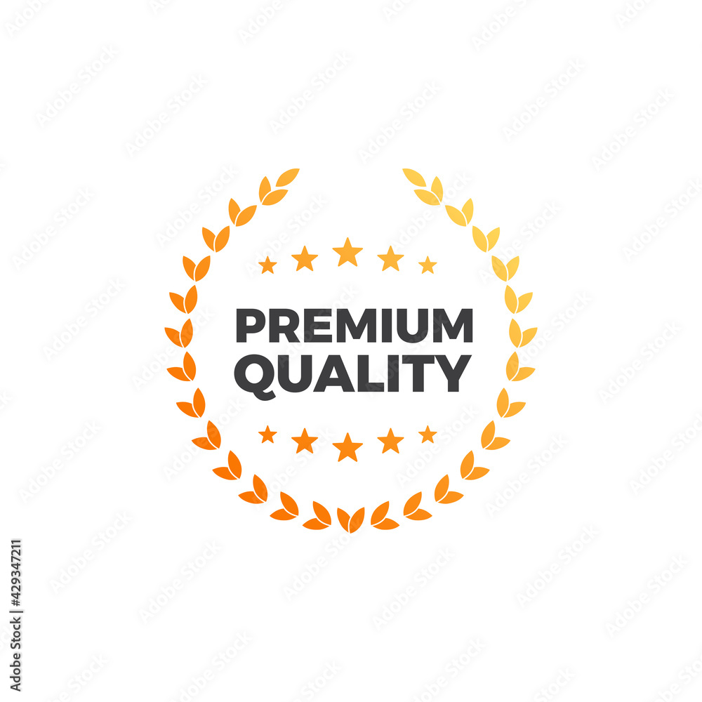 Fototapeta premium Premium Quality Shopping Vector Label
