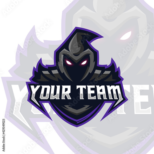 Esport Logo Mascot Vector Illustration Emblem