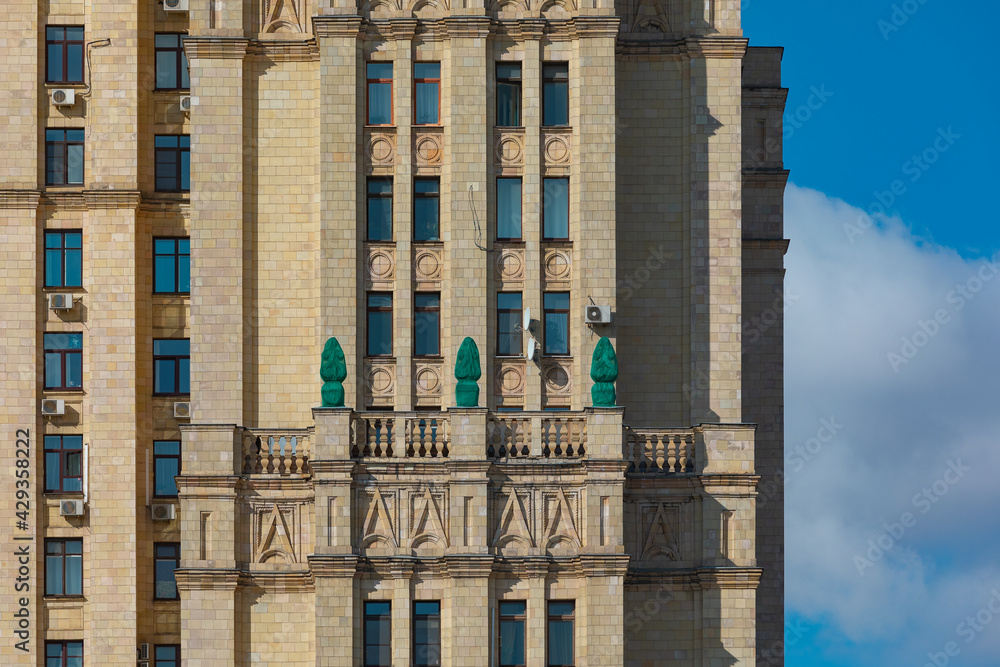 The masterpiece of Soviet architecture in Moscow. The masterpiece of Soviet architecture in Moscow.