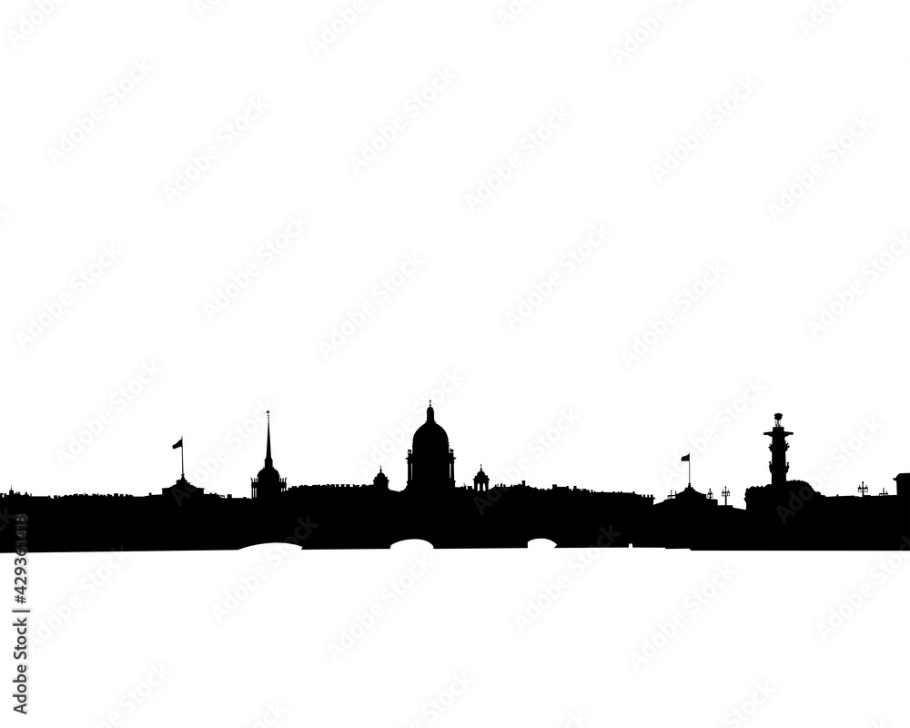 Obraz premium Ancient stone castle on the river bank in the city of Russia