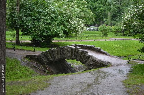 old bridge in the park